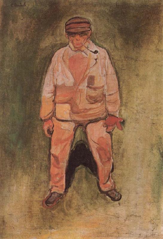 Edvard Munch Fisherman oil painting image